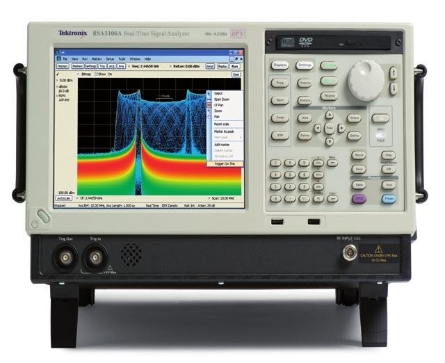 Spektrální analyzátory v reálném čase Tektronix: RSA 5100A